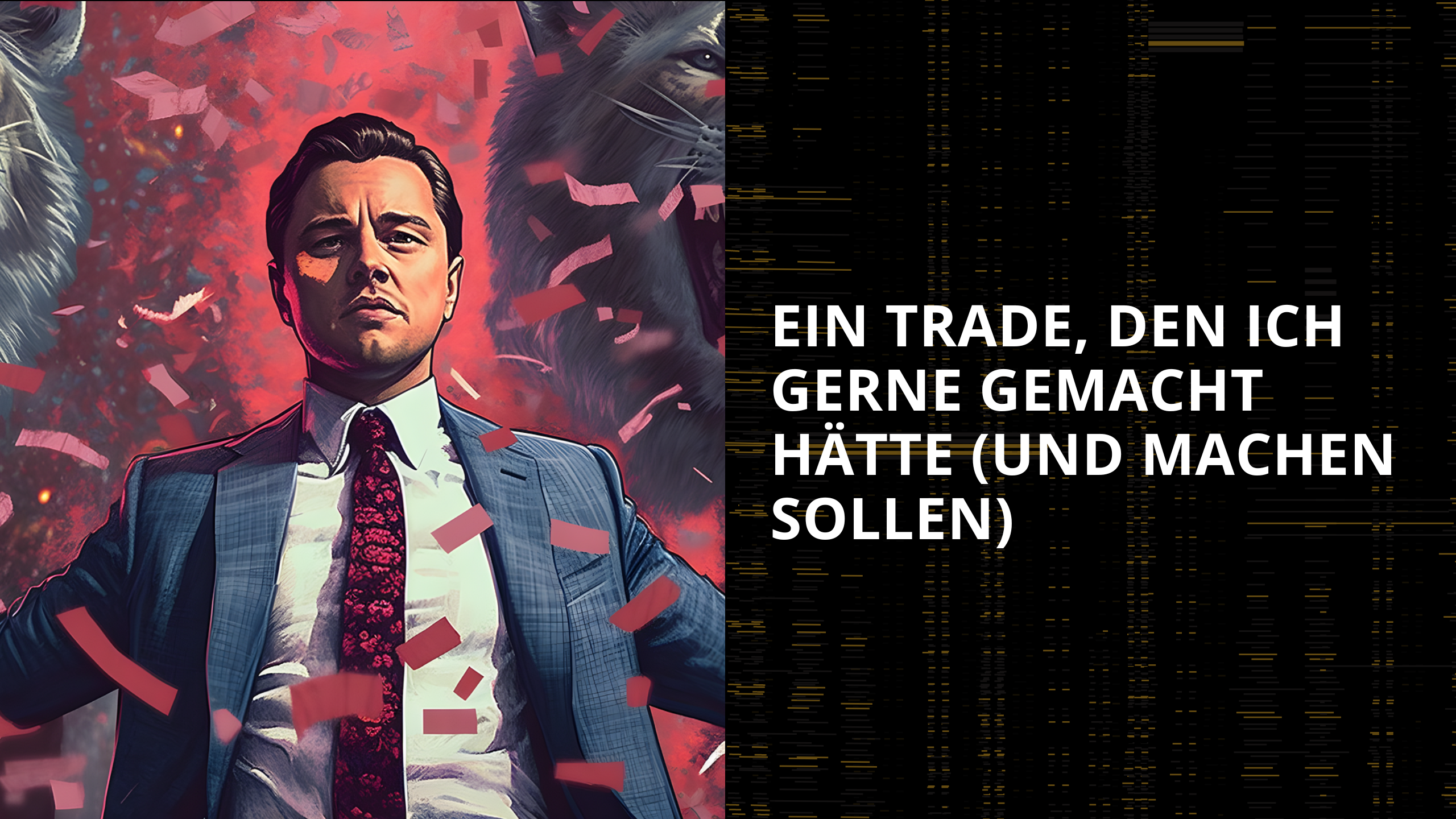 Ein Trade, den ich gerne gemacht hätte (und machen sollen)