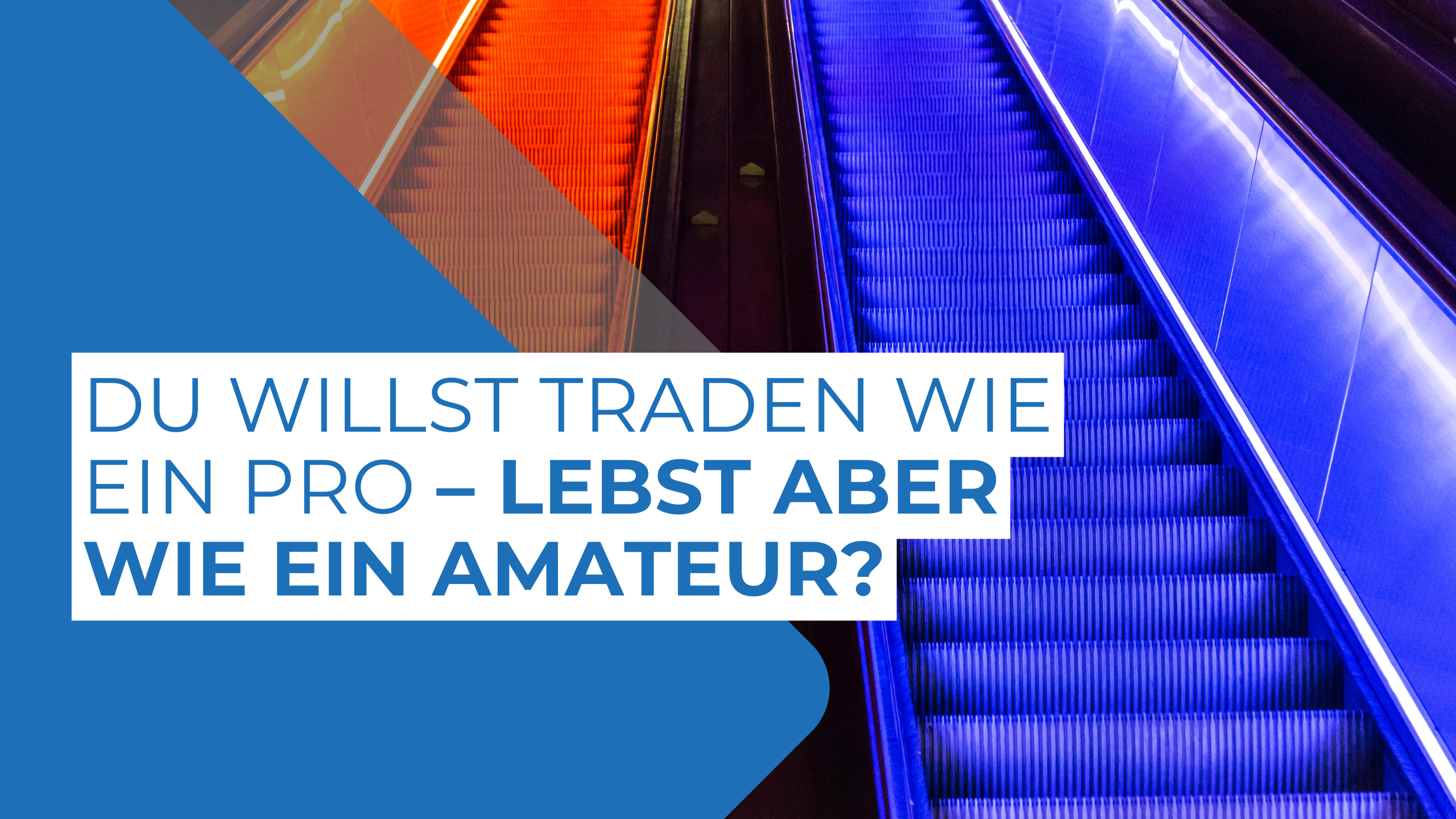 Du willst traden wie ein Pro – lebst aber wie ein Amateur?