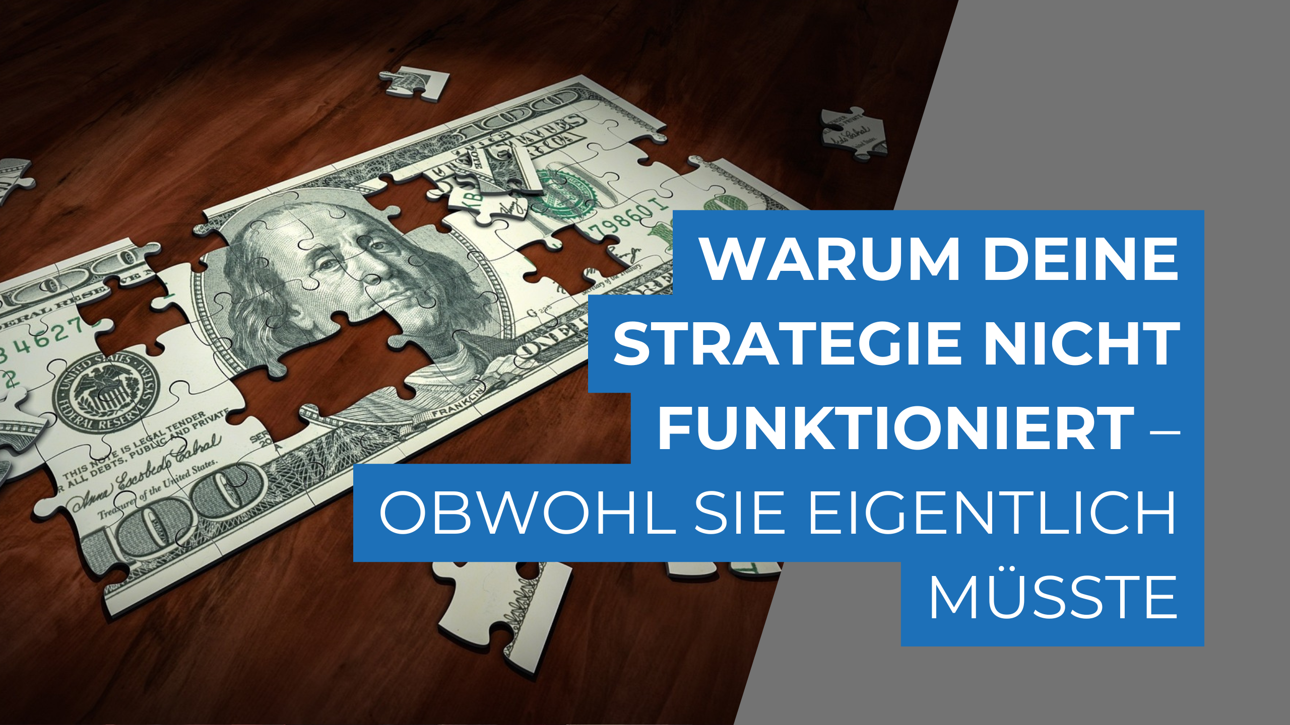 Warum deine Strategie nicht funktioniert – obwohl sie eigentlich müsste