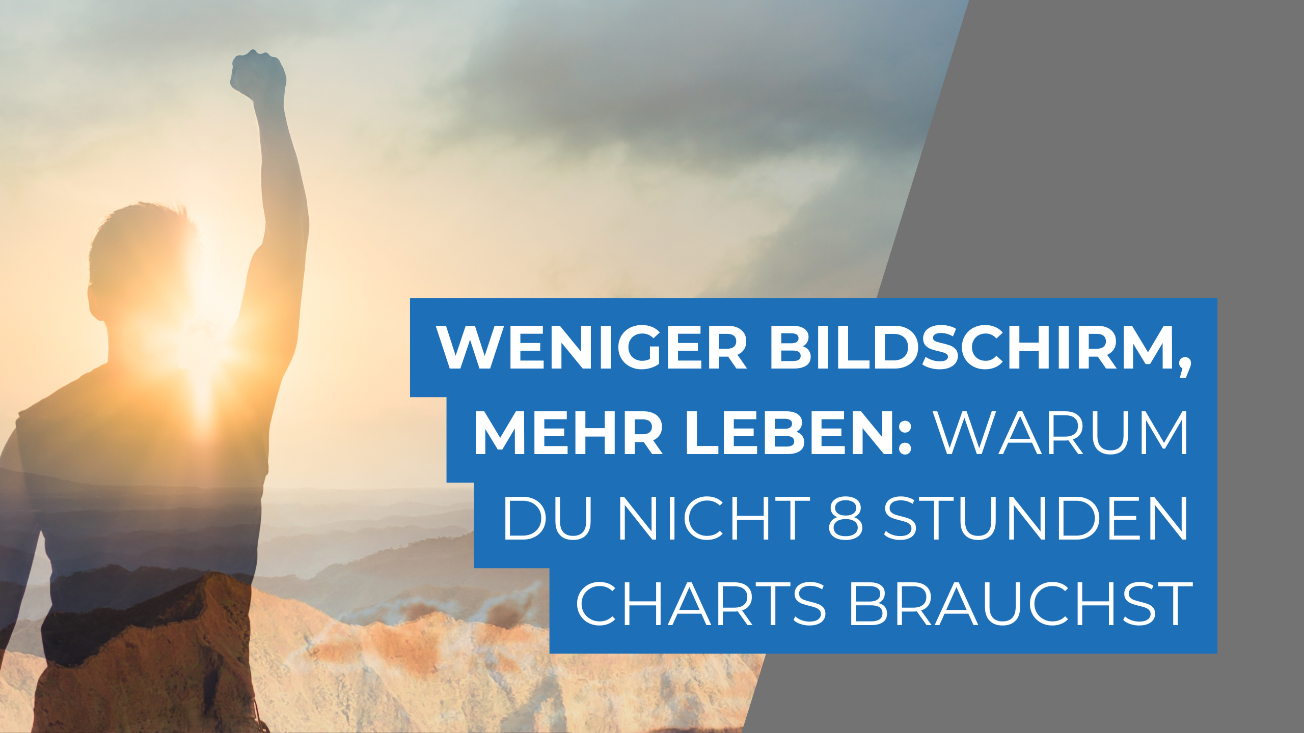 Weniger Bildschirm, mehr Leben: Warum du nicht 8 Stunden Charts brauchst
