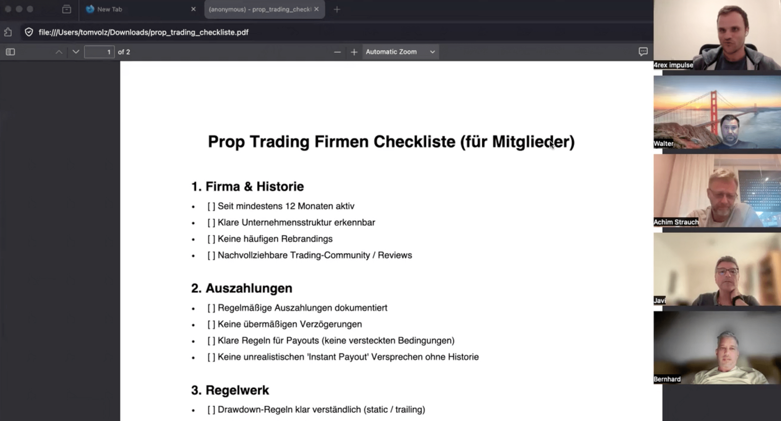Trading lernen