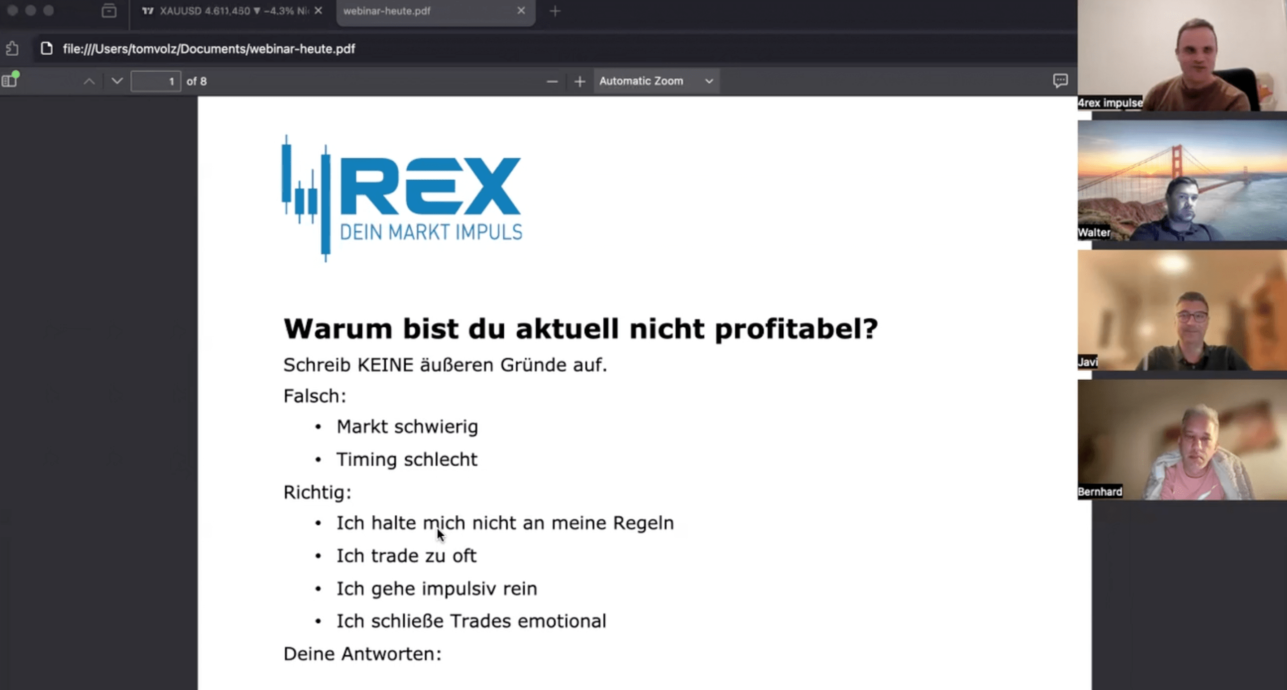 Trading lernen