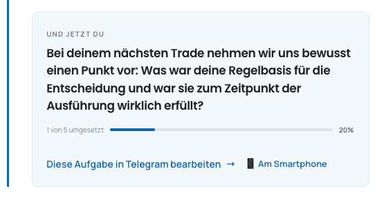 Digitaler Trading Coach