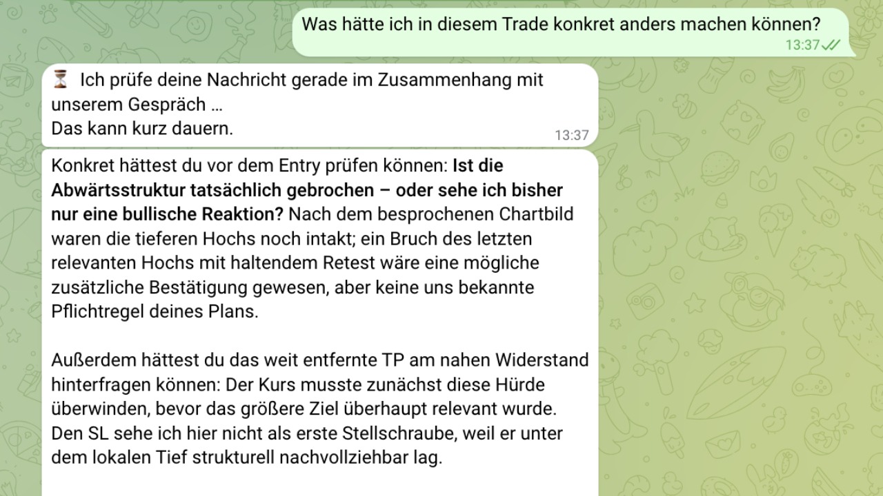 Digitaler Trading Coach